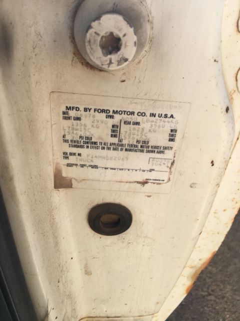 1979 White Ford F-150