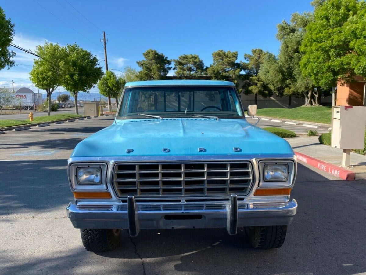 1979 Blue Ford F-150 Standard Cab Pickup