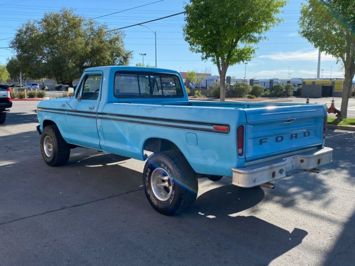 1979 Blue Ford F-150 Standard Cab Pickup