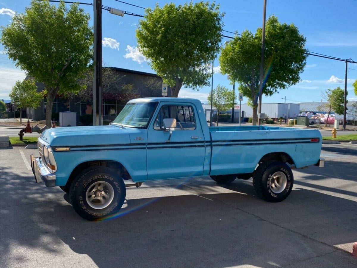 1979 Blue Ford F-150 Standard Cab Pickup