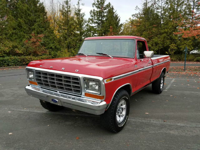 1979 Red Ford F-250