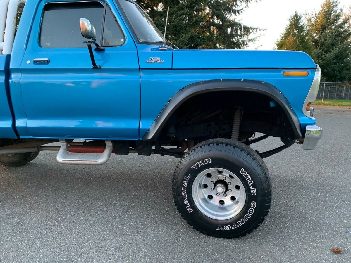 1979 Blue Ford F-250 Cab & Chassis