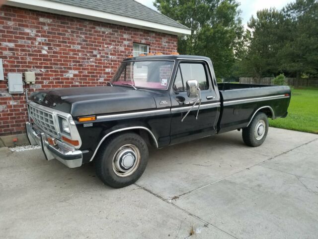 1979 Black Ford F-250 Standard Cab Pickup