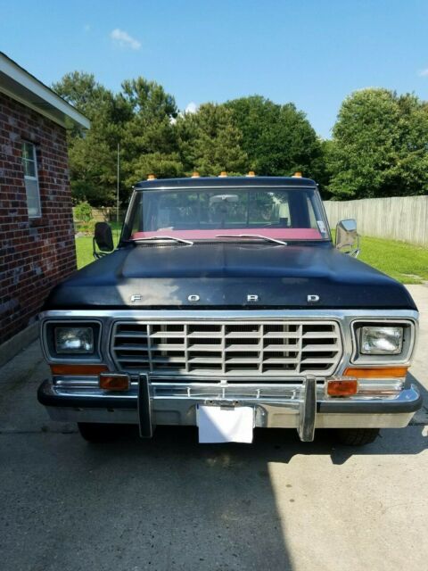 1979 Black Ford F-250 Standard Cab Pickup