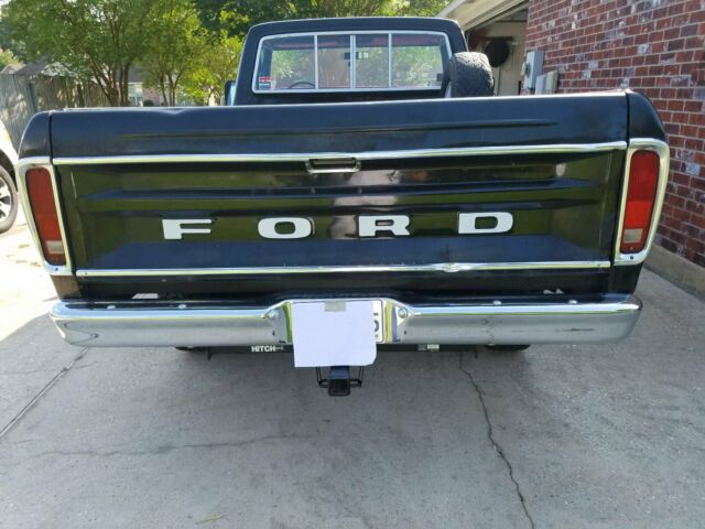1979 Black Ford F-250 Standard Cab Pickup