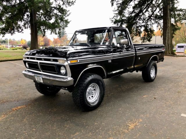 1979 Black Ford F-250 Standard Cab Pickup