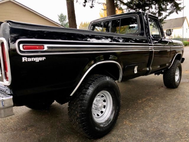 1979 Black Ford F-250 Standard Cab Pickup
