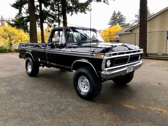 1979 Black Ford F-250 Standard Cab Pickup