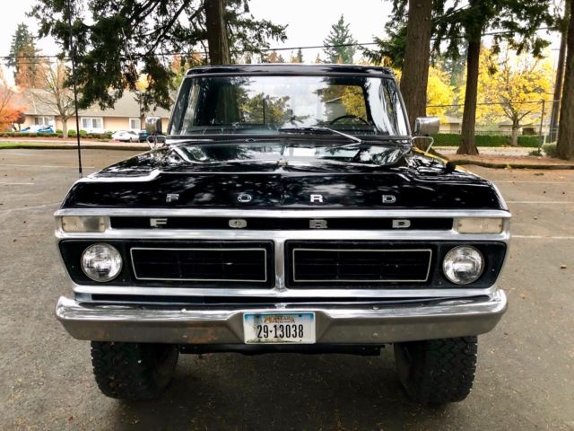 1979 Black Ford F-250 Standard Cab Pickup