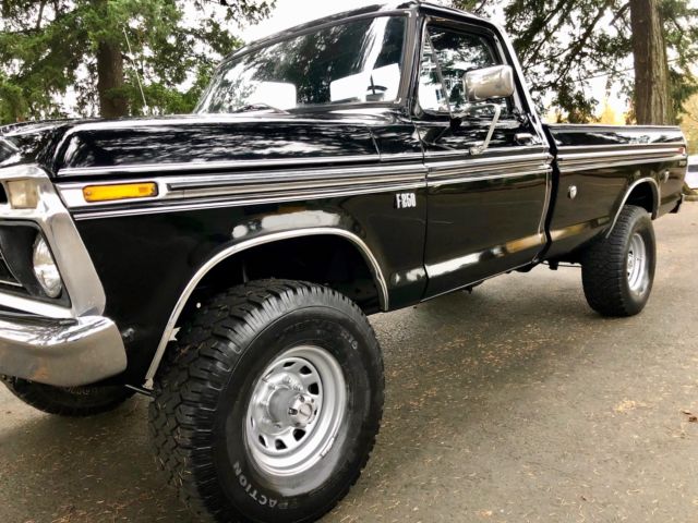 1979 Black Ford F-250 Standard Cab Pickup