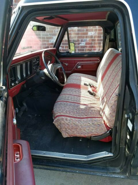 1979 Black Ford F-250 Standard Cab Pickup