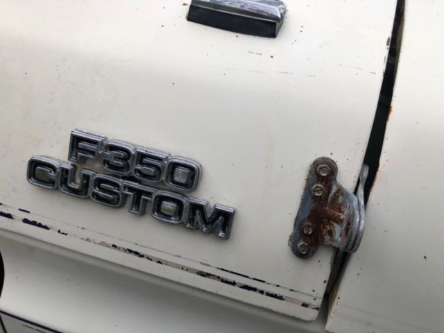 1979 White Ford F-350 Standard Cab Pickup