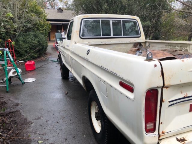 1979 White Ford F-350 Standard Cab Pickup