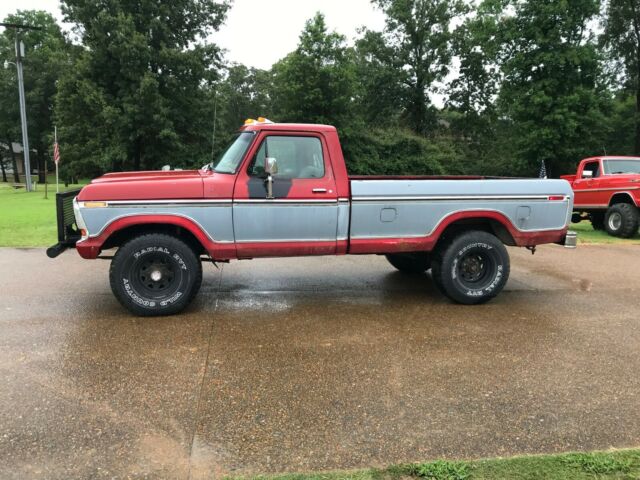 1979 Red Ford F-350 Standard Cab Pickup