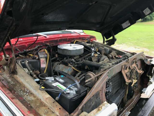 1979 Red Ford F-350 Standard Cab Pickup