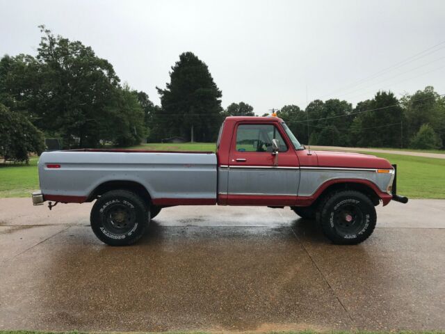 1979 Red Ford F-350 Standard Cab Pickup