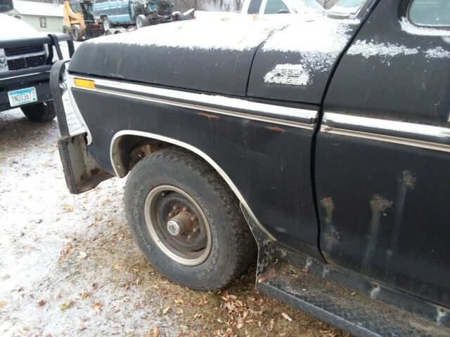 1978 Black Ford F-250 Standard Cab Pickup