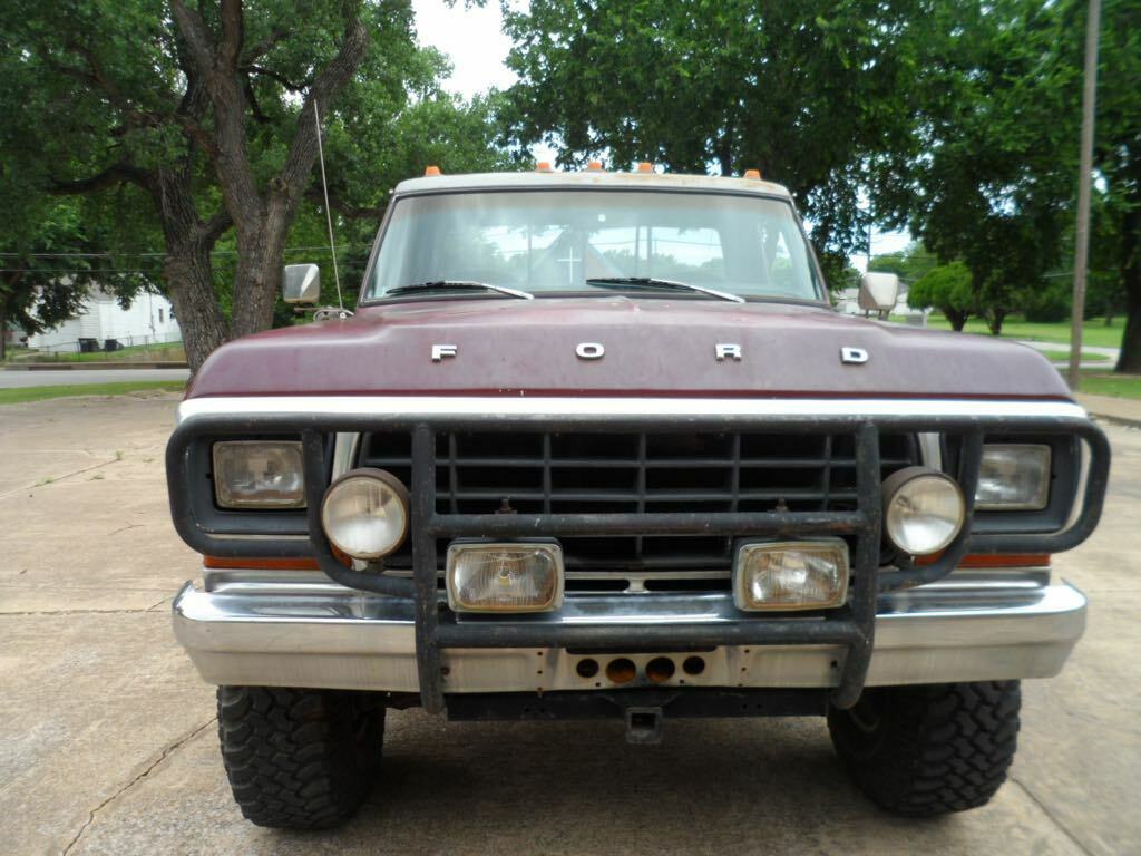 1979 Burgundy Ford F-150 Standard Cab Pickup
