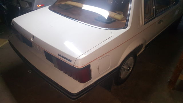 1979 White Ford Mustang Coupe