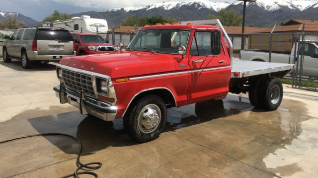 1978 Red Ford F-350 Cab & Chassis