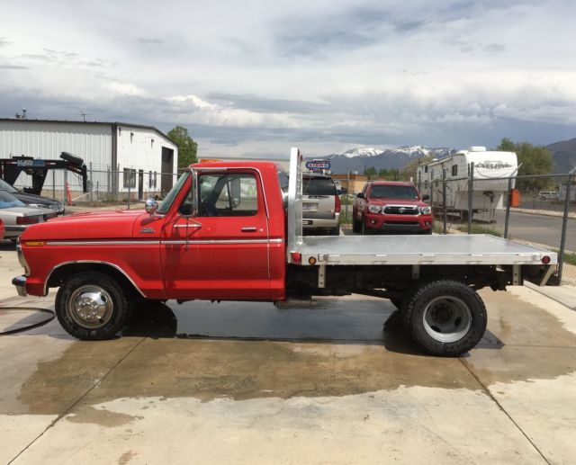 1978 Red Ford F-350 Cab & Chassis