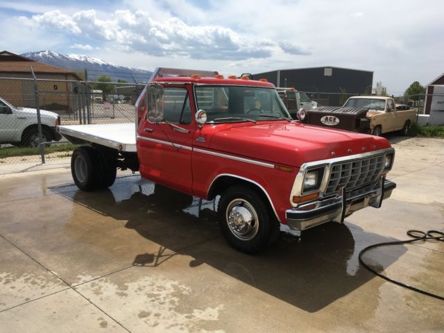 1978 Red Ford F-350 Cab & Chassis