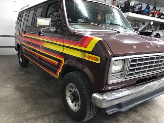 1979 Brown Ford E-Series Van