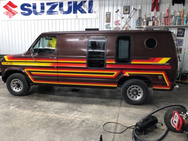 1979 Brown Ford E-Series Van