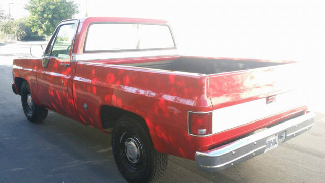 1979 red GMC Sierra 1500 Standard Cab Pickup