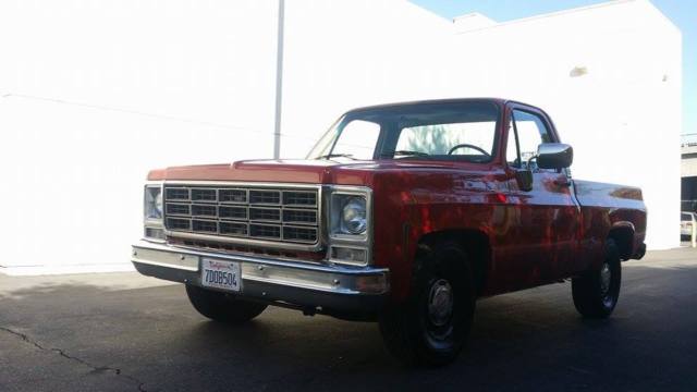 1979 red GMC Sierra 1500 Standard Cab Pickup
