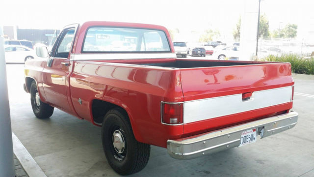 1979 red GMC Sierra 1500 Standard Cab Pickup