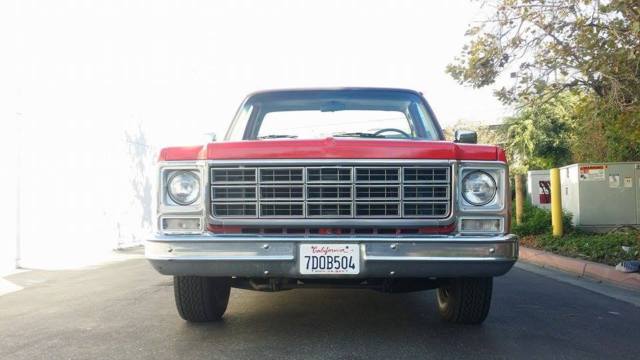 1979 red GMC Sierra 1500 Standard Cab Pickup
