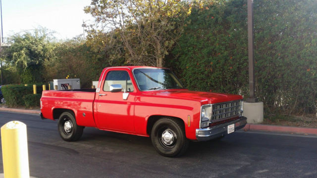 1979 red GMC Sierra 1500 Standard Cab Pickup