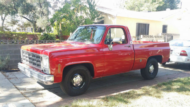 1979 red GMC Sierra 1500 Standard Cab Pickup