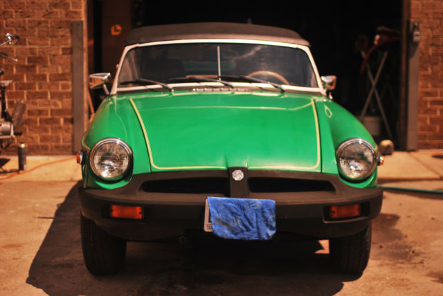 1979 Green MG MGB Convertible