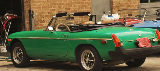 1979 Green MG MGB Convertible