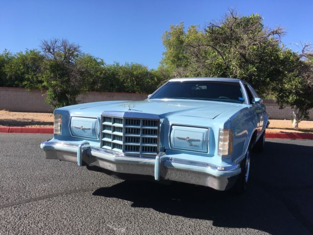 1979 Blue Ford Thunderbird Coupe
