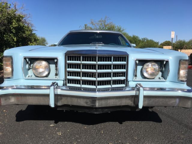 1979 Blue Ford Thunderbird Coupe