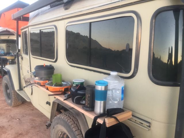 1979 Tan Toyota Land Cruiser Troop Carrier