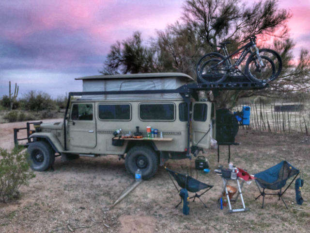 1979 Tan Toyota Land Cruiser Troop Carrier