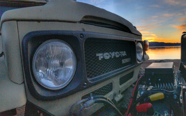 1979 Tan Toyota Land Cruiser Troop Carrier