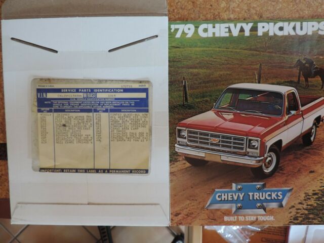 1979 Tan / White Chevrolet C/K Pickup 2500 Standard Cab Pickup