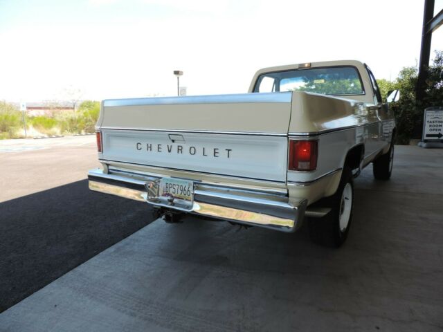 1979 Tan / White Chevrolet C/K Pickup 2500 Standard Cab Pickup