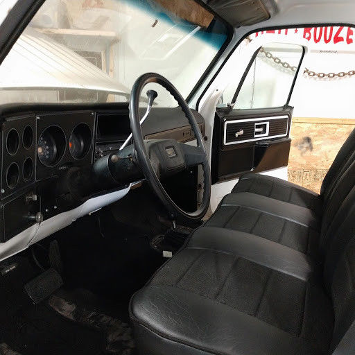 1979 WHITE/PURPLE Chevrolet C/K Pickup 1500 REG. CAB SHORT BOX