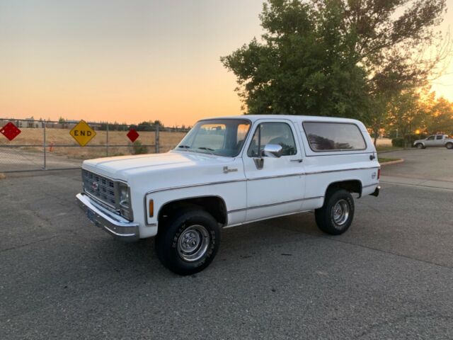 1979 White Chevrolet Blazer