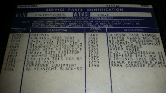 1979 Black Chevrolet Blazer SUV