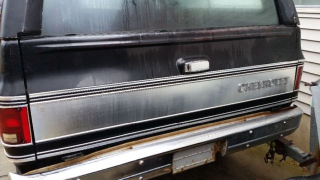 1979 Black Chevrolet Blazer SUV