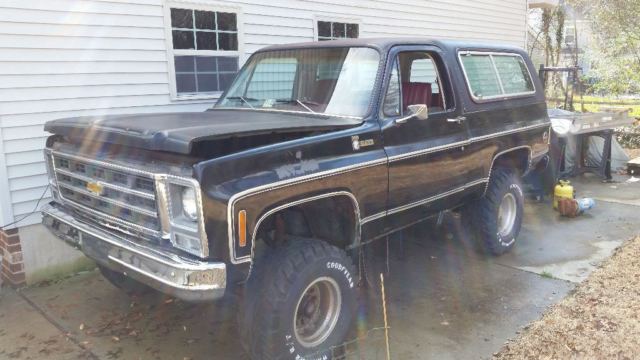 1979 Black Chevrolet Blazer SUV