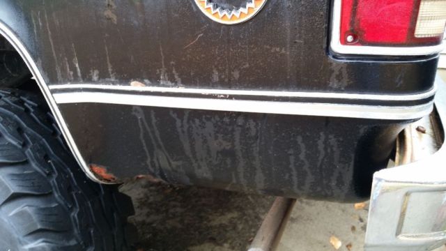 1979 Black Chevrolet Blazer SUV