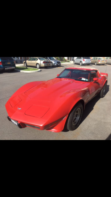 1979 Red Chevrolet Corvette